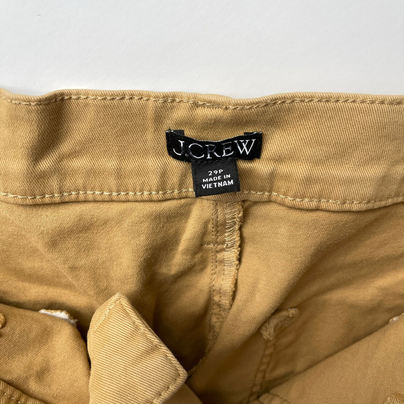 J. Crew Tan Ankle Cropped Pants Relaxed Fit - Picture 7 of 7